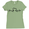 Heart Beat Ladies Fitted T-Shirt