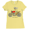 custom motorcycle Ladies Fitted T-Shirt