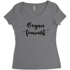 vegan feminist Women's Triblend Scoop T-shirt