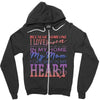 my mom is in heaven forever Zipper Hoodie