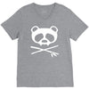 panda vampire skull V-Neck Tee