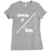 keeping it reel Ladies Fitted T-Shirt