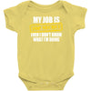 my job is top secret Baby Onesie