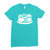 dj scratch men's Ladies Fitted T-Shirt