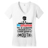 Donald trump The D Is Missing Women's V-Neck T-Shirt