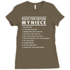 rules for dating my niece Ladies Fitted T-Shirt