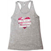 my valentine is a fictional character Racerback Tank