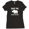 chubby unicorn Ladies Fitted T-Shirt