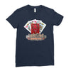lucky devil gambling cards Ladies Fitted T-Shirt
