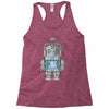 wind up cyberman Racerback Tank
