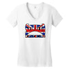 skinhead union Women's V-Neck T-Shirt