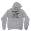 i'm mostly peace, love and light &amp; a little go fuck yoursel Unisex Hoodie