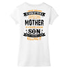 Super Cool Mother Of A Freaking Awesome Son Women's V-Neck T-Shirt