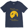 i drive a stick   halloween superpower V-Neck Tee
