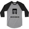mother trucker doing the school run 3/4 Sleeve Shirt