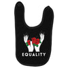 equality white Baby Bibs