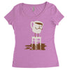 flood Women's Triblend Scoop T-shirt
