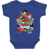 paw patrol birthday boy  brother Baby Bodysuit