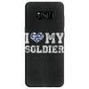 i love my soldier navy camouflage Samsung Galaxy S8