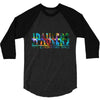 jake paulers cool colors 3/4 Sleeve Shirt