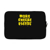 more cheese please Laptop sleeve