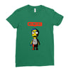 nobody likes him Ladies Fitted T-Shirt