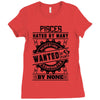 Pisces Hated By Many Wanted By Plenty Ladies Fitted T-Shirt