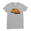sixties vw beetle, ideal gift or birthday present Ladies Fitted T-Shirt