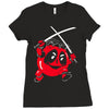 deadpool marvel parody kool aid Ladies Fitted T-Shirt