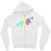 smoke and father Zipper Hoodie