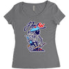 fithel six Women's Triblend Scoop T-shirt
