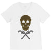 skull bullets V-Neck Tee