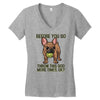 before you go Women's V-Neck T-Shirt