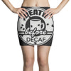 death before decaf Mini Skirts