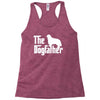 the dogfather cavalier king charles spaniel white Racerback Tank
