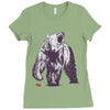 bear block Ladies Fitted T-Shirt