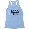 pizza fitness Racerback Tank