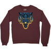 tiger fire Crewneck Sweatshirt