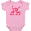 lifes tough Baby Bodysuit