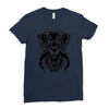 demon wolf Ladies Fitted T-Shirt