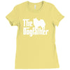 the dogfather american eskimo dog white Ladies Fitted T-Shirt