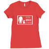 no child should be left behin white Ladies Fitted T-Shirt