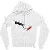 stabbed Zipper Hoodie