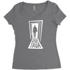 baba yaga Women's Triblend Scoop T-shirt