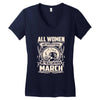 women march Women's V-Neck T-Shirt