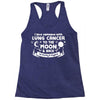 I Love Someone with Lung Cancer to The Moon and Back to Infinity Racerback Tank