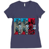 rock, paper, dragon Ladies Fitted T-Shirt