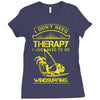 I Don't Need Therapy Just to Go Windsurfing Ladies Fitted T-Shirt