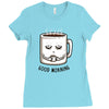 good morning Ladies Fitted T-Shirt