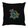 turn the time twist the space Throw Pillow